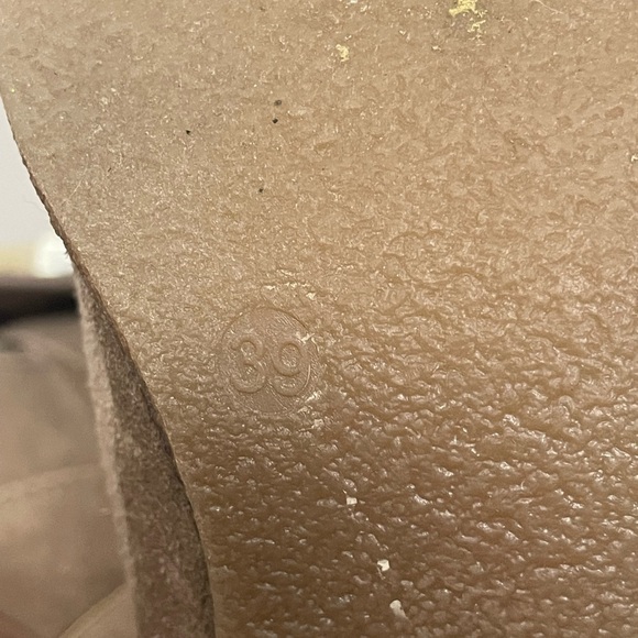 Kurt Geiger Tan Suede Double Buckle Heeled Boot With Shearling Lining, 9.5 - Picture 9 of 10